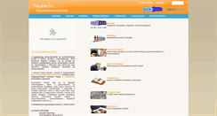 Desktop Screenshot of palyanet.hu